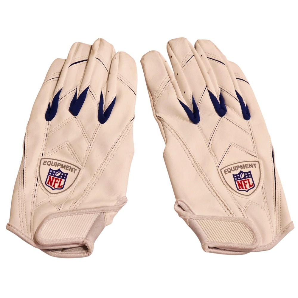 Under Armour NFL Equipment Football Receiver Gloves White Purple Men's XL